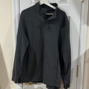 Croft & Barrow Charcoal Easy Care Top